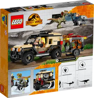 76951 Pyrorapter and Dilophosaurus Transport