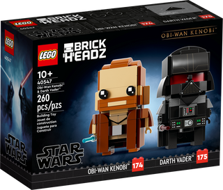 40547 Obi-Wan Kenobi™ & Darth Vader™ Brickheadz