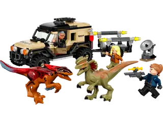 76951 Pyrorapter and Dilophosaurus Transport